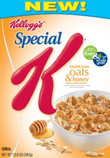 KELLOG'S SPECIAL K OATS & HONEY